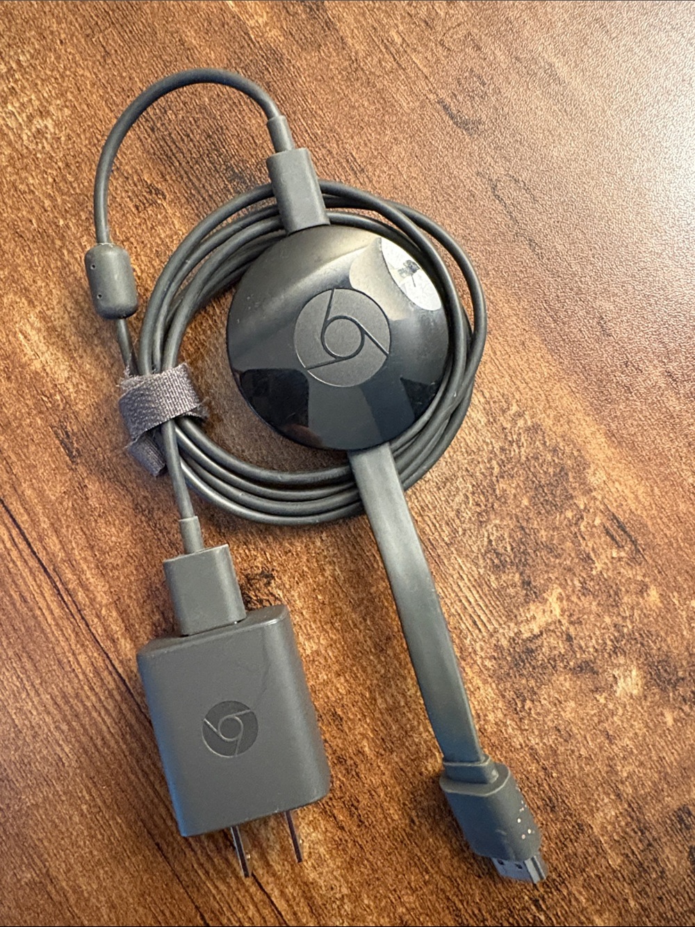 Google Chromecast (2nd Gen) – Streaming Device + Power Adapter